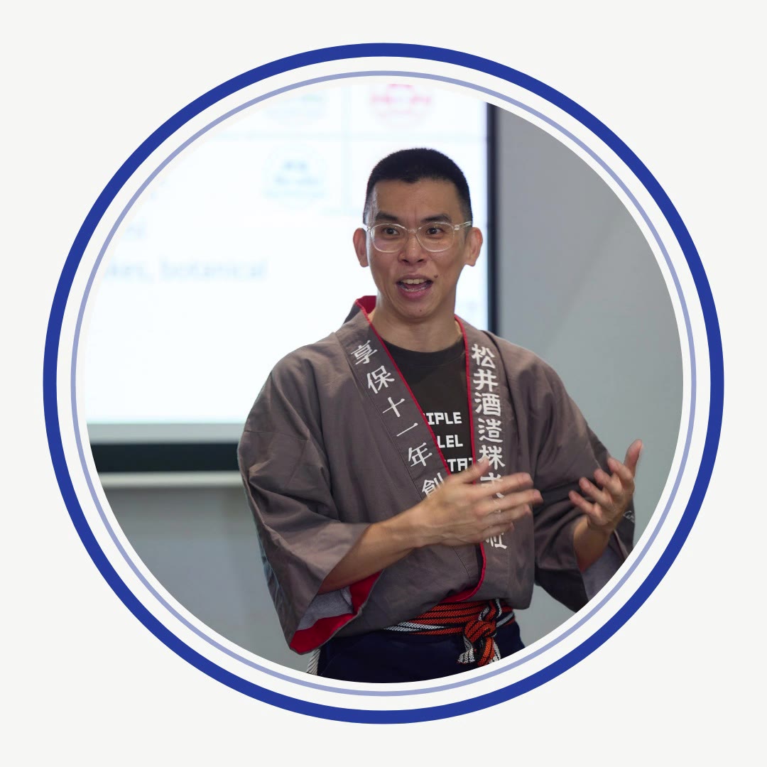 Hansel Tan presenting at Sake Matsuri Singapore, October 2025